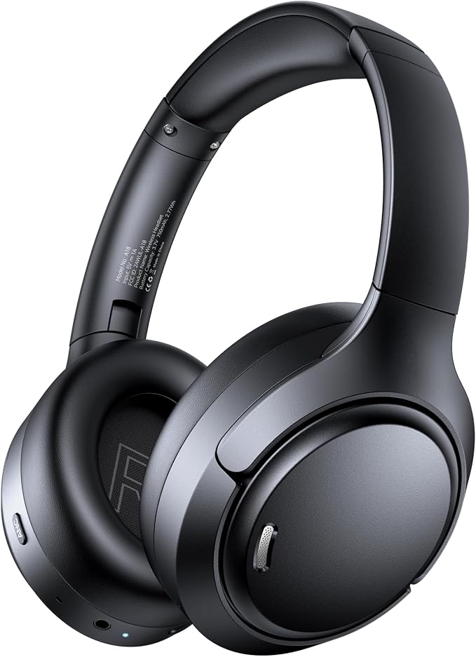 TAGRY Hybrid Active Noise Cancelling Bluetooth Headphones ENC Mic Clear Call - Image 9