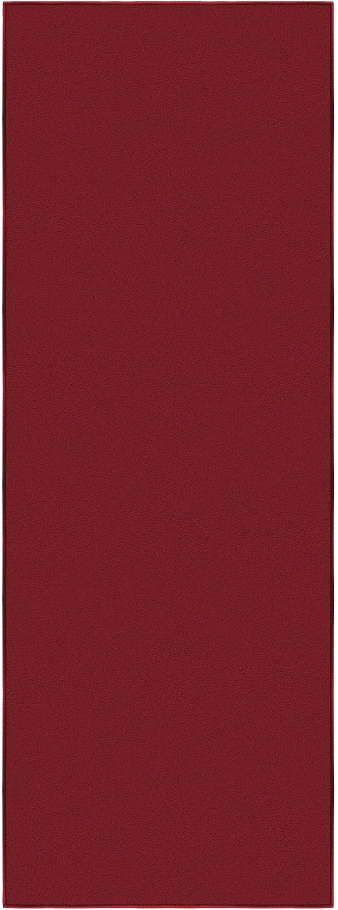 Ottomanson Hallway Runner Rug 2'2" x 6' Non Slip Solid Area Rugs Easy to Clean - Image 6