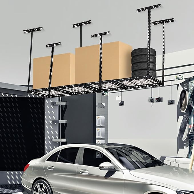 Overhead Garage Storage Rack, Heavy Duty Ceiling Storage Racks - Image 6