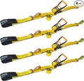 Heavy Duty Adjustable Car Tie Down Kit by Autofonder