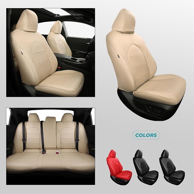 for Toyota Camry Seat Covers Hybrid LE SE 2018 2019 2020 2021 2022 2023 2024 - Image 8