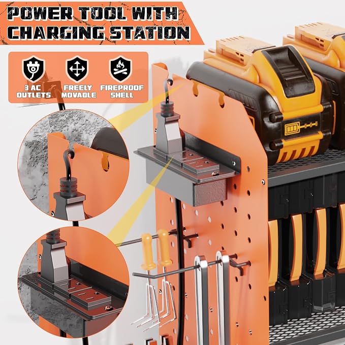 45" Large Power Tool Organizer Wall Mount - Image 5