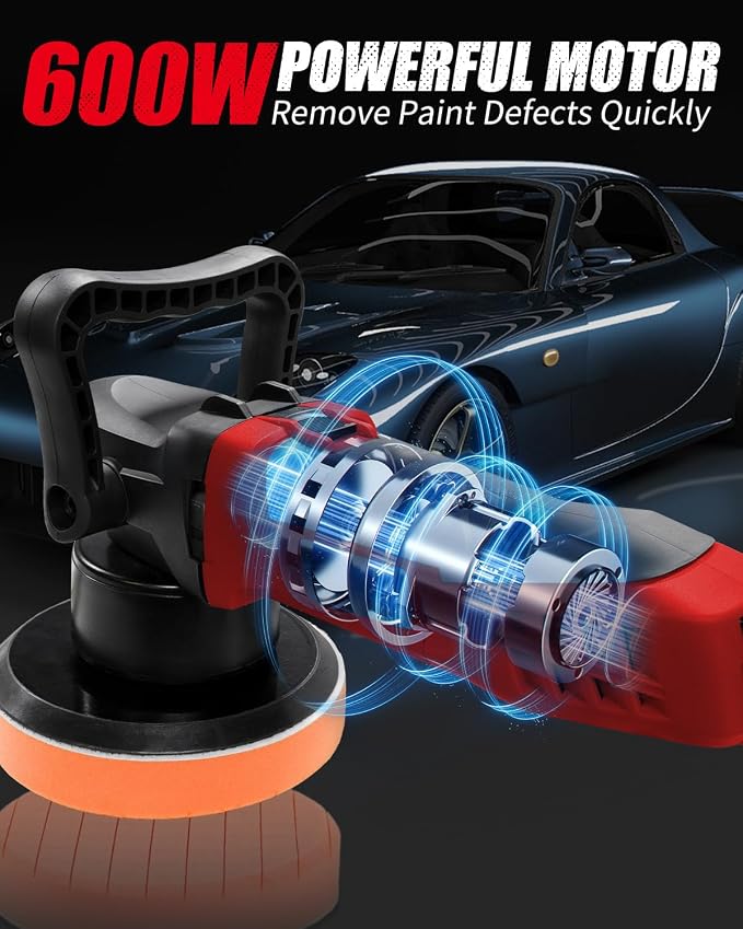 AVID POWER Buffer Polisher, 6-inch Dual Action/DA Polisher - Image 2