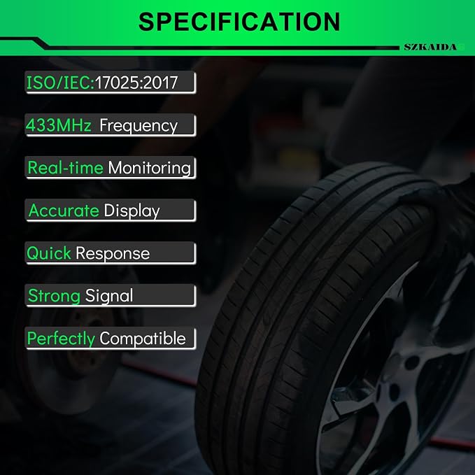 433MHz TPMS Sensors Pre-Programmed for:-Dodge Durango 2011-2015 Charger - Image 6