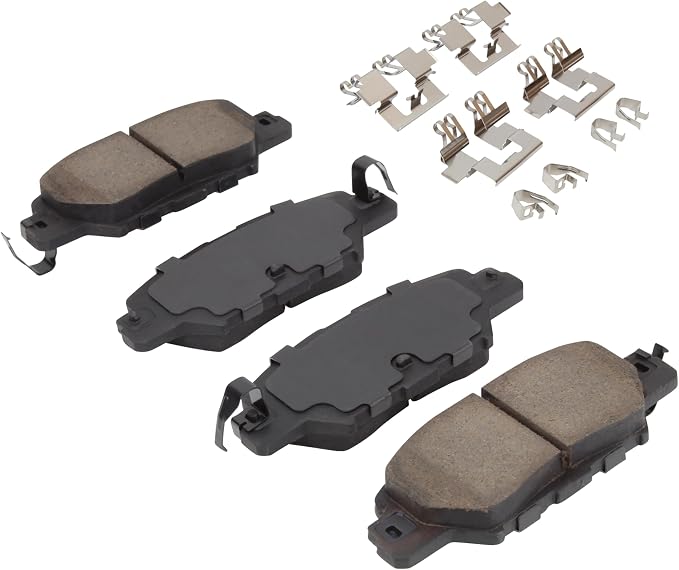 Premium Ceramic Rear Brake Pads Compatible - Image 2