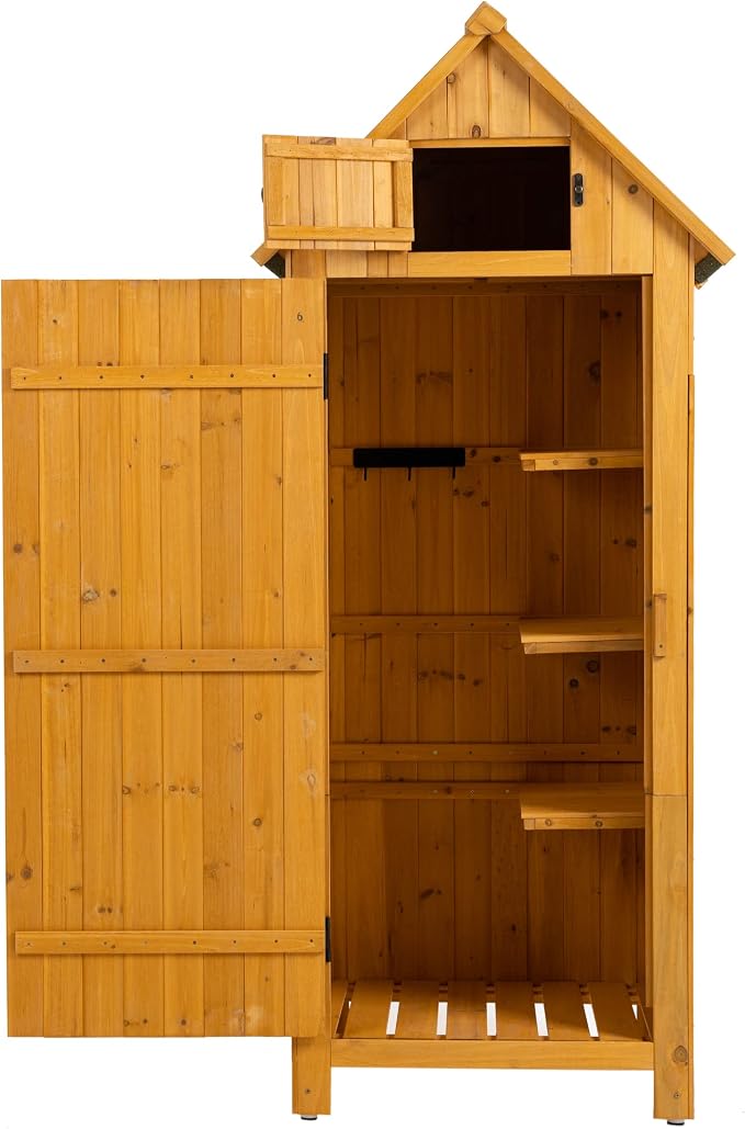 30.3" L X 21.3" W X 70.5" H Outdoor Storage Shed - Image 5