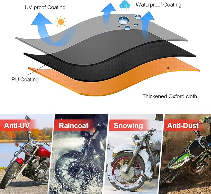 Comnova Motorcycle Cover 91 Inch - Image 5