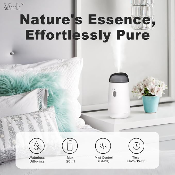 Waterless Diffuser for Essential Oil, Rechargeable Mini Aromatherapy Diffuser - Image 4