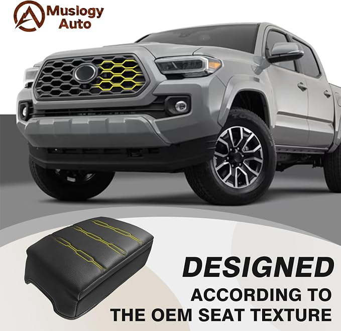Muslogy Center Console Armrest Cover Compatible - Image 4
