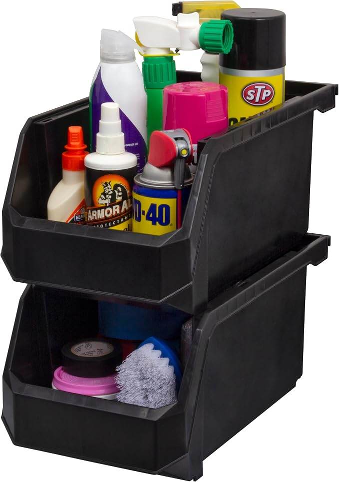 Plastic Containers for Organizing and Storage Bins for Closet, Garage or Pantry - Image 4