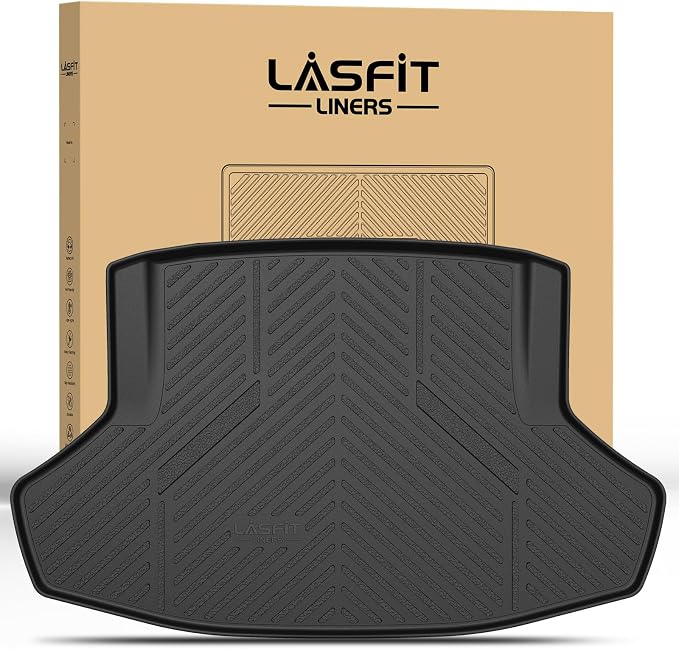 LASFIT Trunk Mat for Honda Civic Sedan 2022-2026 & Civic Sedan Hybrid 2025-2026 by LASFIT