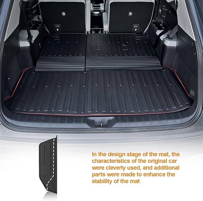 Floor Mats for Grand Highlander Accessories, Cargo Liner - Image 7
