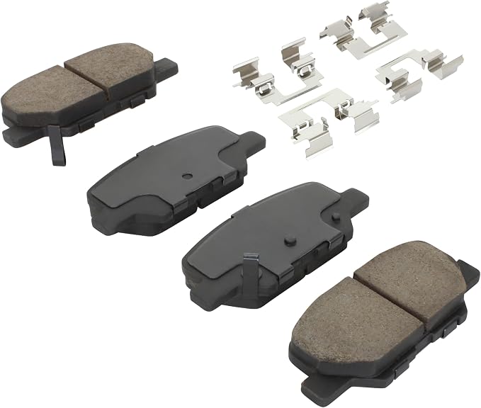 Premium Ceramic Rear Brake Pads Compatible - Image 2