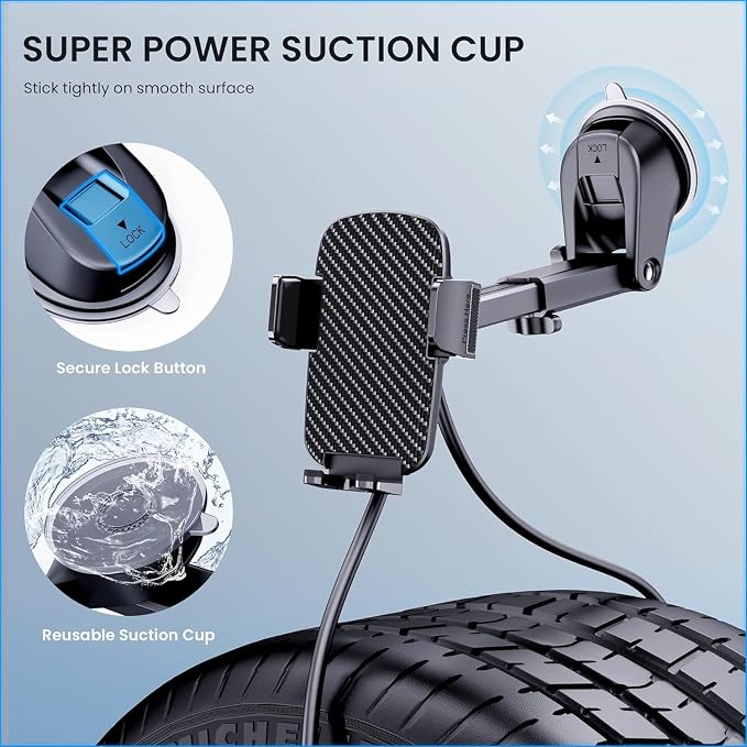 Phone Holders for Your Car Automobile Cell Phone Holder Car Mount for iPhone - Image 3