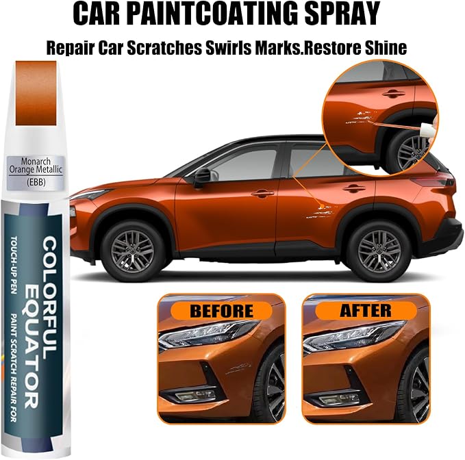 EBB Monarch Orange Metallic Touch Up Paint - Image 3