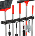Mop and Broom Holder Wall Mount, Upgraded Broom Hanger Wall Mount, Stainless by FODARSAI
