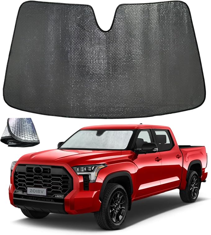 Windshield Sun Shade for Toyota Tundra 2022-2025 by ZOIBVCARSUNSHADE
