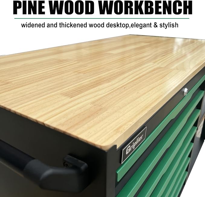 7-Drawers Professional Tool Cart Cabinet, Rolling Tool Chest - Image 4