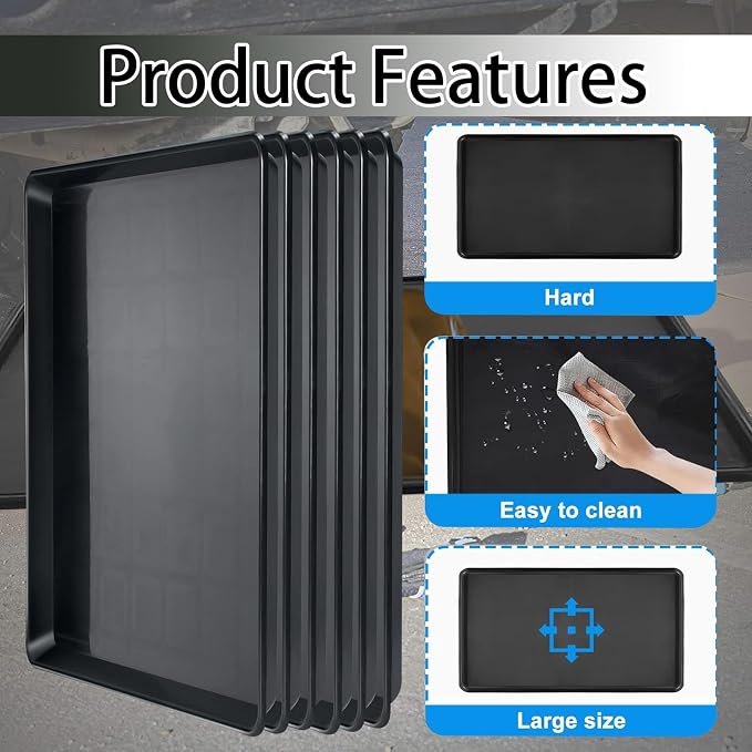 3Pcs Auto Oil Drip Pan Extra Large Oil Drip Pan - Image 2