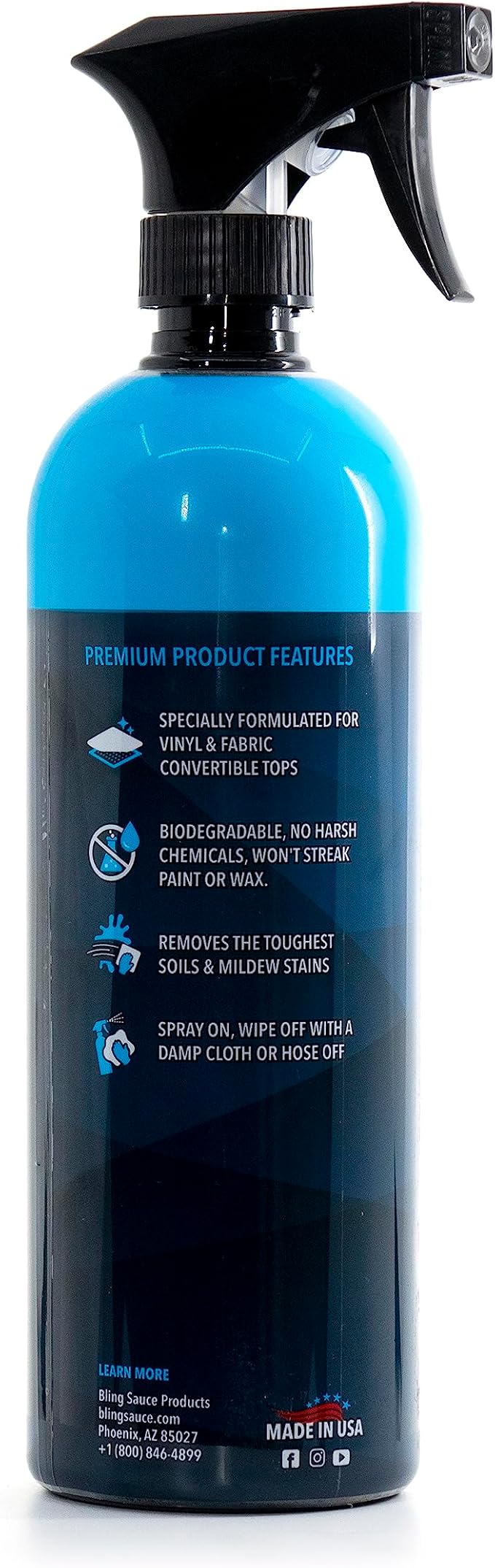 Bling Sauce Platinum: Topless Sauce, The BEST Convertible & Soft Top Cleaner - Image 2