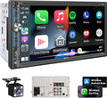 PLZ 7" Wireless Double Din Car Stereo Apple Carplay Radio Screen by PLZ