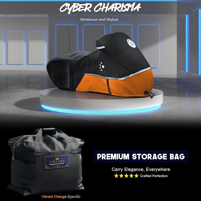 Motorcycle Cover Storage for Touring Models Harley Davidson Road King, Road - Image 4