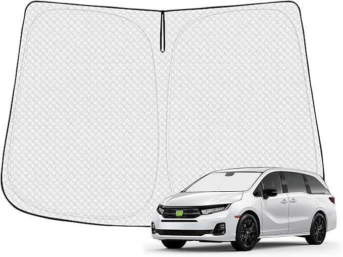 Windshield Sun Shade for 2018-2025 2026 Honda Odyssey Accessories Thicken by Canvcle