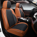 Seat Covers for Cars Full Set, Leather Seat Covers 2 Pack, Breathable Leather by truckerset
