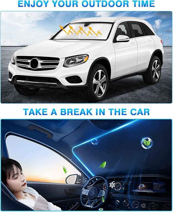 KUST Windshield Sun Shade for BMW 3 Series Accessories 2019-2025 2026 Window - Image 5