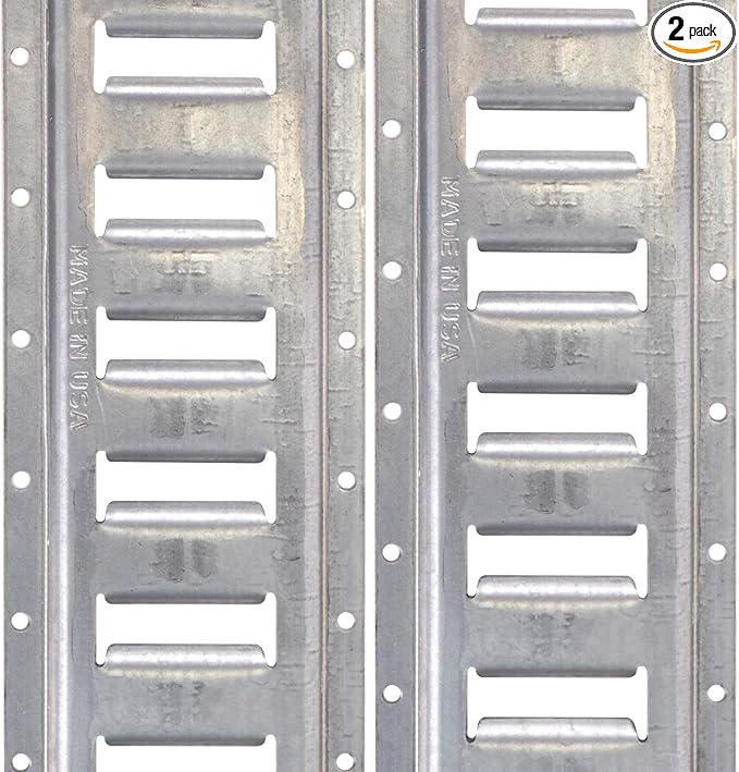 US Cargo Control E-Track, Made in USA, 12 Gauge Steel 5 FT Galvanized Rails by USCargoControl