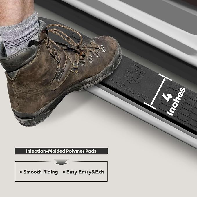 YHTAUTO 4 Inch Running Boards Side Steps Compatible - Image 3