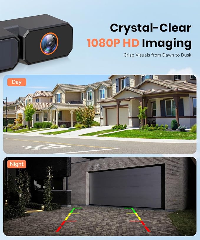 AUTO-VOX 7.2" DVR Portable Solar Wireless Backup Camera:HD 1080P 2 Min Quick - Image 5