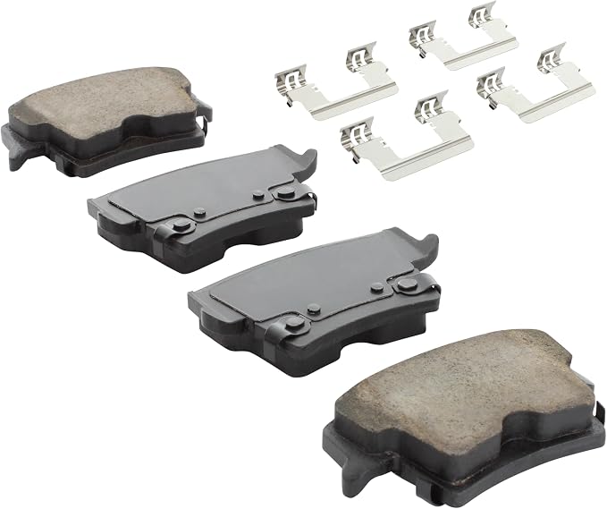Premium Ceramic Rear Brake Pads Compatible - Image 2
