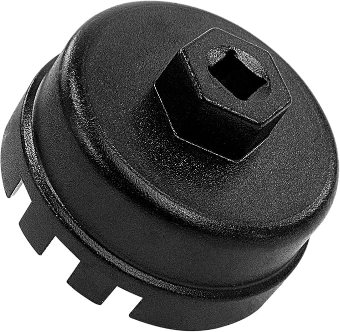 Heavy Duty Oil Filter Cap Removal Tool, 64mm 14 Flute Oil Filter Wrench by Unknown