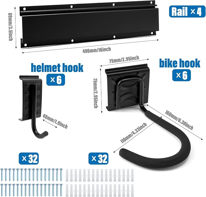 Sinoer Bike wall mount, Bicycle Wall Bracket - Image 8