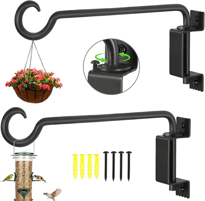 12 Inch Outdoor Hanging Brackets by YELOKIE