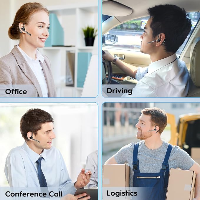 New bee Bluetooth Headset, Wireless Bluetooth Earpiece - Image 7
