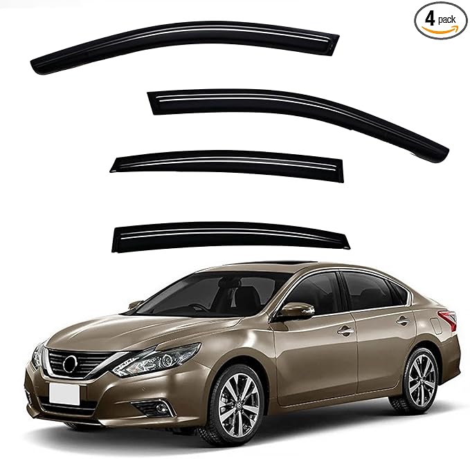 Window Visors Rain Guards fits 2013-2018 Altima, Out-Channel Window Wind by Unknown