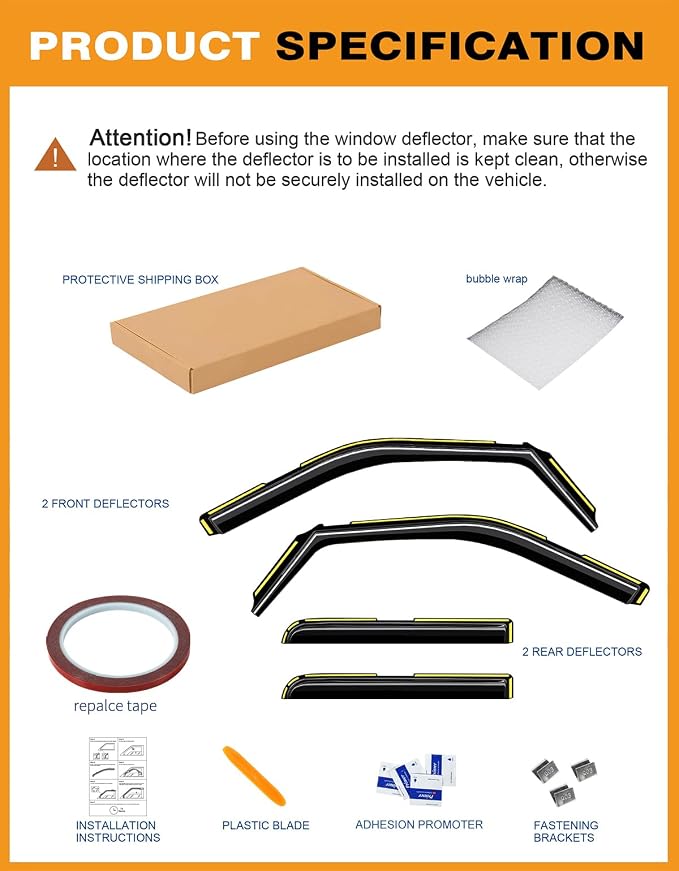 in-Channel Window Rain Guards Fit - Image 3