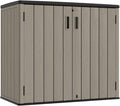 KINYING Outdoor Horizontal Storage Sheds, Outdoor Storage Cabinet Waterproof by KINYING
