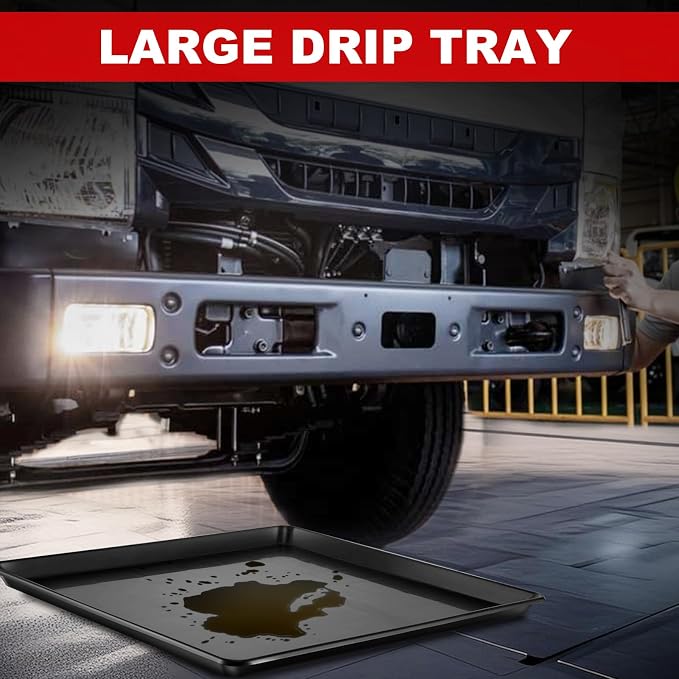 6Pcs Extra Large Car Oil Drip Pan- 35.4 x 24 x1.6 Inches Oil Drain Pan - Image 7