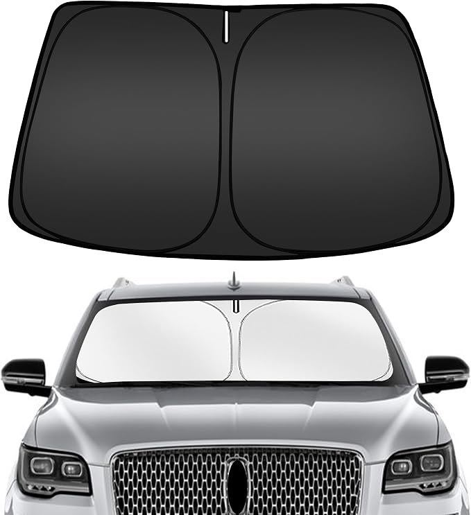 ARISMOTOR Windshield Sun Shade for Lincoln Navigator 2018-2025, Custom Fit by ARISMOTOR