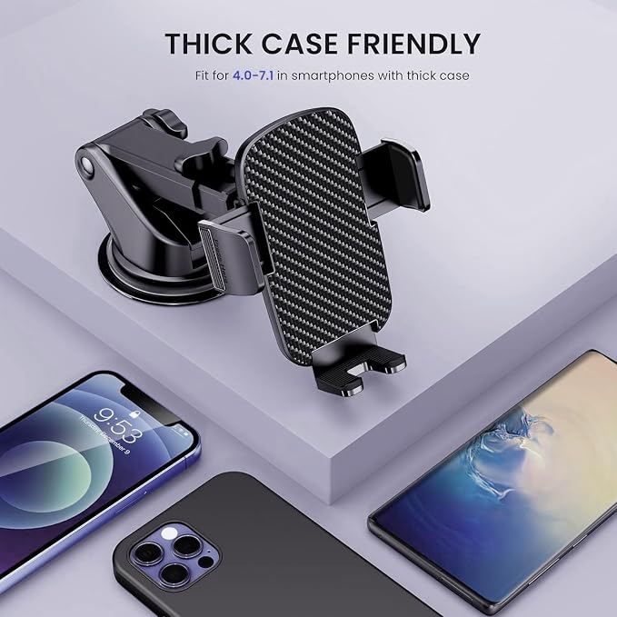 Qifutan Universal Car Phone Holder Automobile Cell Phone Holder Car Mount - Image 7