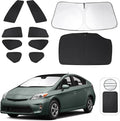 TINGLU Window Shades for Toyota Prius Hatchback 2010-2015 Accessories Full by TINGLU