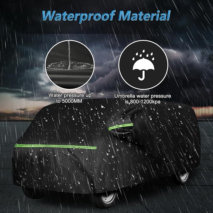 Waterproof Car Covers for 1961-1974 Falcon Club Wagon E-100, Econoline E-100 Van - Image 5