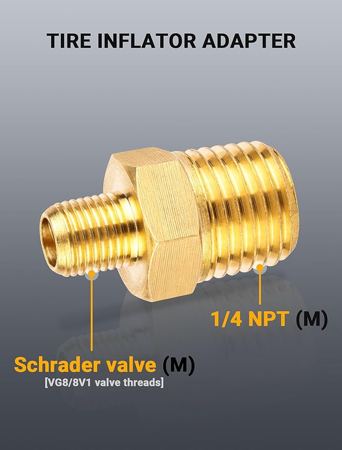 2-Pack 1/4'' Female NPT Air Chuck - Image 5