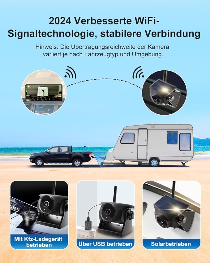1080P Solar Wireless Backup Camera - Image 4