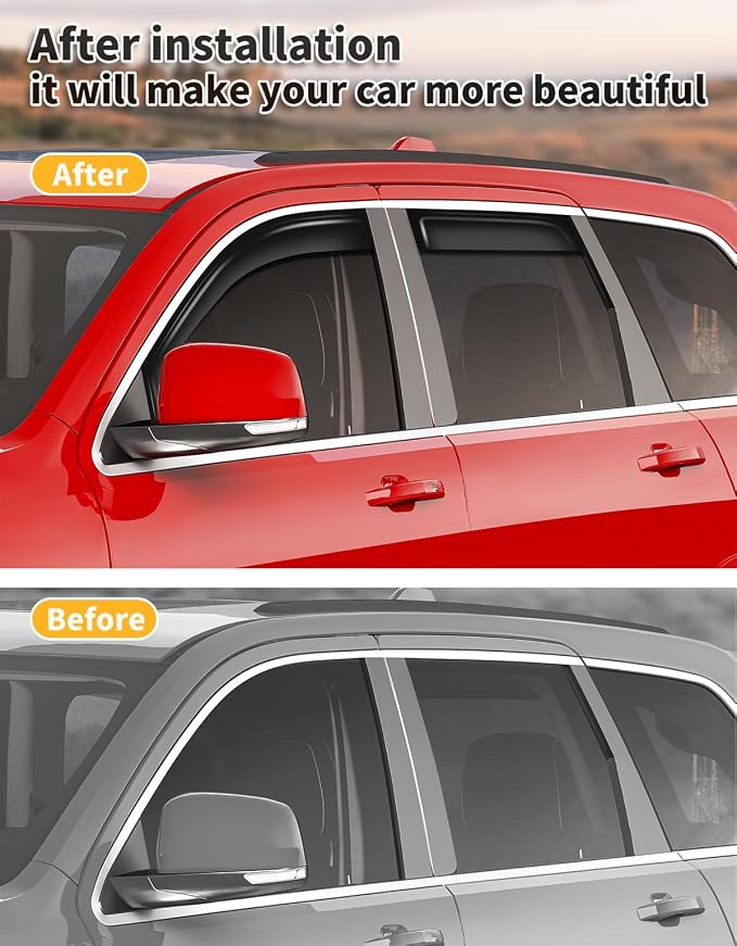in-Channel Window Rain Guards Fit - Image 5
