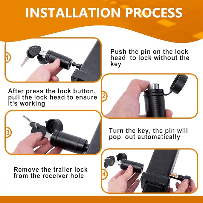 Trailer Hitch Locks, Hitch Lock - Image 6