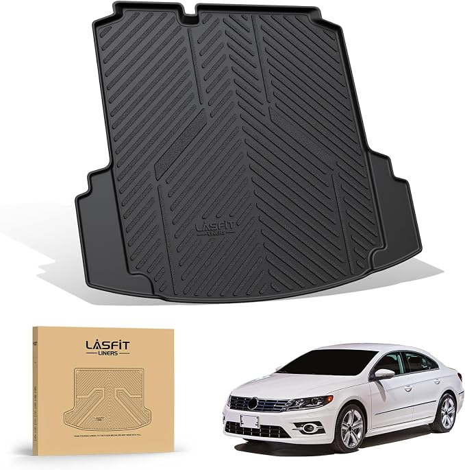 LASFIT Cargo Mat for Volkswagen Jetta 2011-2018, Custom Fit All-Weather TPE - Image 9